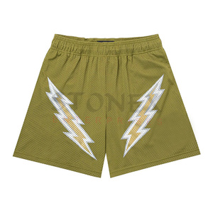 Summer <b>Shorts</b> Casual Breathable Mesh <b>Shorts</b> Gym Wear Custom Made Fitness Comfy <b>Loose</b> <b>Shorts</b> - Product Image 1