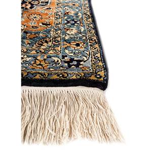 Alfombras de Seda Anudadas a Mano en Gulmarg, Color Azul, con Medallón y Patrón Abstracto para el Hogar, Pasillo y Sala de Estar, Modelo Pae-4907, Hechas a Mano - Product Image 4