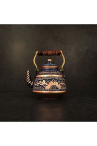 หม้อกาแฟทองแดงแข็งแบบพรีเมี่ยมที่มีพื้นผิวขัดเงาเหมาะสำหรับต้มกาแฟที่แข็งแรงและเพิ่มการตกแต่งห้องครัว - Product Image 3