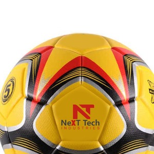 Next Tech Nouveau style Technologie hybride de football Ballon de match professionnel Matériau de texture en TPU Conception personnalisée et logo personnalisé - Product Image 5