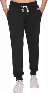 Pantalones de deporte ligeros de algodón para hombre Pantalones de chándal de lona para gimnasio Fitness - Product Image 5