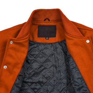 Wholesale winter fashion slim fit excellent quality in factory price OEM/ODM service Men <b>Varsity</b> <b>jacket</b> - Product Image 4
