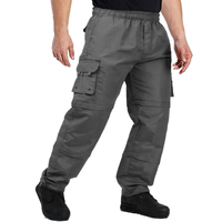 Pantalon cargo léger d'été pour homme avec fermeture éclair, coupe ample, vêtement de randonnée en plein air pour adultes, 3-en-1