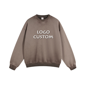Sudaderas de Invierno para Hombre, Cuello Redondo, Corte Regular, 100% Algodón, con Logotipo Bordado Personalizado OEM - Product Image 1