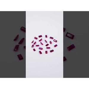 Rubis naturels du Mozambique non traités, calibrés en baguettes 2x4mm 2.5x5mm, variété rouge, péridot, pierre de lune arc-en-ciel, tanzanite, opale - Product Image 3
