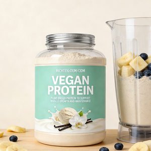 Özel spor beslenme temizle <span class=keywords><strong>Protein</strong></span> Vegan yemek değiştirme sallamak pirinç ve bezelye proteini düşük karbonhidrat <span class=keywords><strong>Protein</strong></span> tozu - Product Image 4