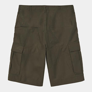 Pantalones cortos de carga informales transpirables para hombre, Bermudas de color liso con bolsillo de carga de mezclilla para entrenamientos y pantalones cortos de moda - Product Image 2