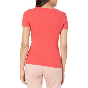 Camiseta transpirable de cuello redondo para mujer, camiseta de moda informal holgada de manga corta para verano - Product Image 6