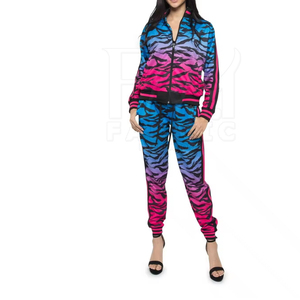 Chándal de sublimación ligero hecho a medida de alta calidad para mujer cómodo y transpirable de talla grande para invierno - Product Image 4