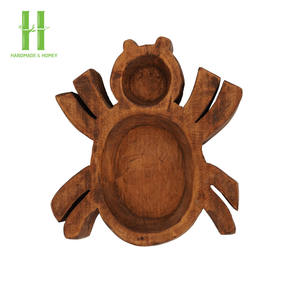 BEST SELLER Bougie en bois d'acacia, porte-bougie pour la maison, décoration de fête, décoration d'Halloween, fabriqué au Vietnam - Product Image 4