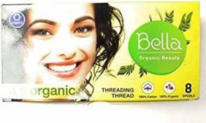 เบลล่าโค้ทผ้าฝ้ายออร์แกนิกสำหรับมืออาชีพกำจัดขนบนใบหน้าแบบเหนียวแน่นสูง8ชิ้นต่อกล่อง - Product Image 4