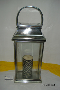 Lanternes de maison et de jardin composées d'acier inoxydable et de fer et de bois avec des supports et des supports de T-light dans les finitions multiples au besoin - Product Image 3