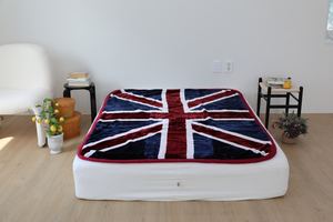 Mink Microfiber Blanket Korean Design Popular Soft Plush Reversible Double Sided Cozy Warm <b>Throw</b> Lightweight All Season Home - Product Image 6