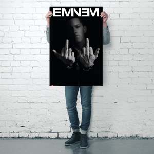 Eminem Finger MMLP2 <b>Poster</b> Durable Paper Material for Wall Decor - Product Image 1
