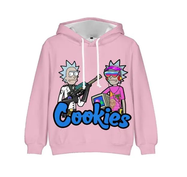 Premium Quality 2023 US Manufactured Best Selling Cookies Branded Oversized Hoodies, Pink Best Oversized Hoodies and Sweatshirts