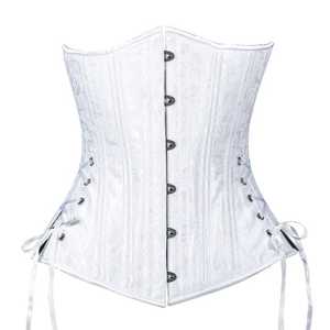 Haut corset en simili cuir pour femme Bustier désossé réglable à lacets parfait pour le costume de fête ou la mode de nuit - Product Image 6