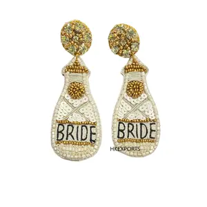 Orecchini artigianali con perline da sposa splendidi accessori da sposa per trovare fornitori di qualità