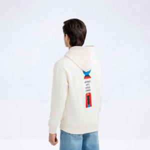 Sudadera con capucha de mezcla de algodón 100% de tamaño Regular de alta calidad con impresión de transferencia de calor Digital personalizada moda de estilo callejero - Product Image 6