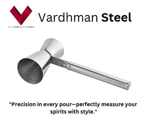 Medidor de Alcohol de Acero Inoxidable con Forma de Cristal y Varilla, Medida Perfectamente Sus Bebidas con Estilo, Medidor de Alcohol de Cristal - Product Image 2