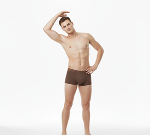 EarthTone Brown <b>Men</b> Cotton Briefs Soft Stretch Breathable Fabric Offering Natural Feel for Everyday Use - Product Image 6