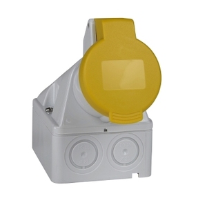 Presa Industriale Schneider Electric PratiKa 16A 2P+E 100...130V AC IP44 83101 - Product Image 1