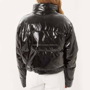 Truen vêtements femmes hiver vestes et manteaux 2025 brillant culture bouffant velours côtelé doudoune Bomber bulle mode manteaux pour dames - Product Image 6