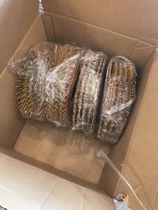 Espejo de pared decorativo de ratán natural hecho a mano con diseño único adecuado para la decoración del hogar - Product Image 4