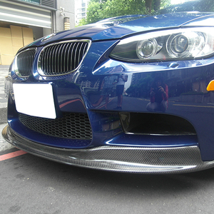 Nouveau pare-chocs avant en fibre de carbone de style AK1 pour 2008-2013 pour E92/E93 M3 uniquement, montage par vis, rétrofit/mise à niveau TW - Product Image 4