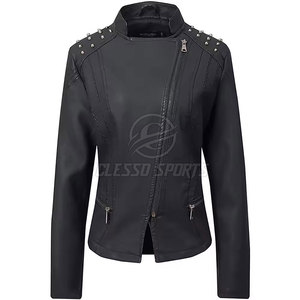 Breathable <b>Winter</b> Warm Women Leather Jacket Casual Wear Women Leather Jacket In Reasonable Price - Product Image 3