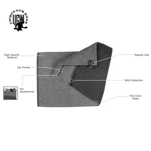 Toalla de Gimnasio Negra Personalizada 100% Algodón para Hombre, Desechable, de Secado Rápido, Ecológica, con Impresión Digital |   ROPA DE GIMNASIO ÚNICA - Product Image 4