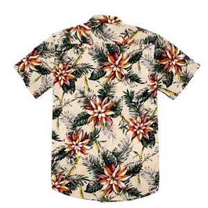 Nouveau T-shirt de plage imprimé pour homme 2026, motif personnalisé, 100 % coton, col camp, T-shirt de plage tendance - Product Image 6
