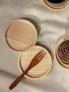 SOUS-VERRE ROND EN BOIS NATUREL TAILLE PERSONNALISÉE Fait à la main pour les articles de table et de cuisine Vente en gros de haute qualité du Vietnam - Product Image 4