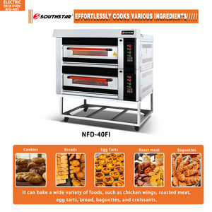เตาอบไฟฟ้าอุตสาหกรรมเชิงพาณิชย์ Southstar รุ่นใหม่ สเตนเลสสตีล 2 ชั้น 4 ถาด ควบคุมการทำงานแบบตั้งโปรแกรมได้ สำหรับอบข้าวโพด - Product Image 3