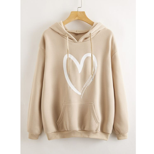 Sweats à capuche pour femmes Sweats à capuche à motif solide d'hiver brodés imprimés du Bangladesh - Product Image 3