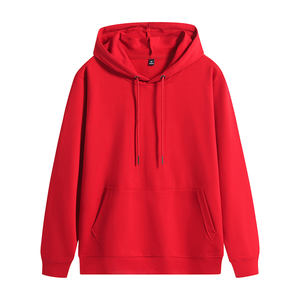 500 GSM coton épais blanc uni poids lourd surdimensionné sweats à capuche sans ficelle unisexe Logo personnalisé grande taille hommes sweats à capuche - Product Image 3