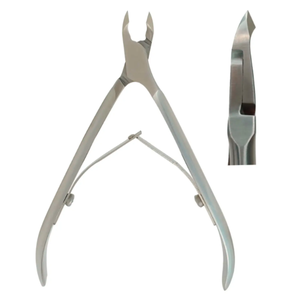 Herramienta profesional de cuidado de uñas de acero inoxidable cromado, pinza para cutículas y removedor de molduras, manicura, pedicura, uso en salón de belleza - Product Image 3