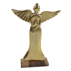 Décoration de table à angle de bas de couleur dorée Angle de conception de Noël pour la décoration de la maison Décor de conception festive - Product Image 1