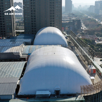 Structure gonflable pour court de tennis quatre saisons Gaoshan Dome26 avec tissu PVF/PVDF et étanchéité supérieure à 3000 mm