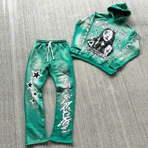 ชุดวอร์มลำลองสำหรับผู้ชายชุดวอร์มเข้ารูปแบบลำลองชุดสูทกางเกงชุดเสื้อมีฮู้ดและกางเกงผู้ชาย100% ผ้าฝ้าย - Product Image 3