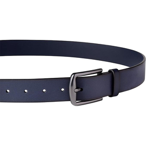 Banda de cintura de nuevo diseño de cuero genuino de bajo precio para hombres Cinturones de cuero hechos a medida Productos hechos en fábrica Servicio OEM - Product Image 3