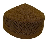 Gorros Islámicos Étnicos Negros Personalizados al por Mayor para Hombre, Nuevo Diseño Casual, Gorros Musulmanes para Oración, Estampados en Árabe y Turco, Transpirables