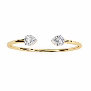 Fabulous 18K <b>Gold</b> Lab Grown Diamond Bracelet & <b>Bangle</b> - Product Image 5