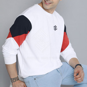 เสื้อสเวตเชิ้ตผู้ชายทรงปกติสำหรับฤดูหนาว ผ้าฟลีซ ระบายอากาศได้ดี เป็นมิตรกับสิ่งแวดล้อม คอกลมสีพื้น  รับสั่งทำสีและดีไซน์ - Product Image 4