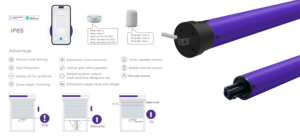 Persianas Enrollables Motorizadas Digitales Wifi NOVO K35-<span class=keywords><strong>EL</strong></span>-6-28 Tuya, Persianas Inteligentes de Lujo para <span class=keywords><strong>el</strong></span> Hogar, Motor Tubular de 34 mm - Product Image 4