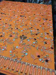 Tela de Red Bordada a Mano con Cuentas, Ecológica y de Lujo, Estilo Cruzado, Tejido de Punto para Uso en Accesorios - Product Image 2