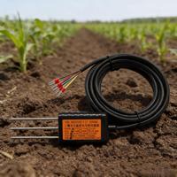 Capteur de testeur de conductivité, d'humidité et de température du sol agricole personnalisé BGT RS485 MODBUS-RTU IP68 pour ferme
