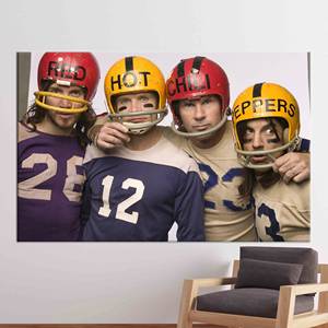 Impression sur toile Red Hot Chili Peppers Motivation Funk Punk, 1P : encadrée - Product Image 1