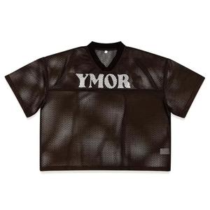 เสื้อฟุตบอลอเมริกันสำหรับผู้หญิงแบบใหม่เสื้อออกกำลังกายแขนสั้นโอเวอร์ไซส์ออกแบบได้ตามต้องการดีไซน์ไม่เหมือนใคร - Product Image 3