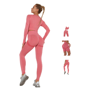 ชุดเล่นโยคะไร้ตะเข็บบราออกกำลังกายผ้าไนลอน/ผ้าสแปนเด็กซ์ระบายอากาศได้มีขนาดพิเศษ - Product Image 6