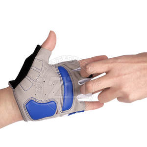 Guantes de Ciclismo de Medio Dedo de Cuero de Alta Calidad, Transpirables, Resistentes al Desgaste, Unisex, para Deportes al Aire Libre - Product Image 4